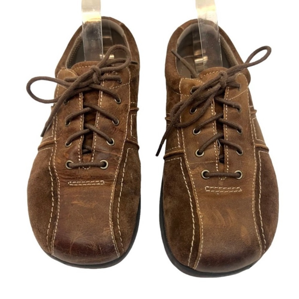 Kalso Earth Shoe Ziggy Y2K Leather Low Top Sneakers Size 8 - N831